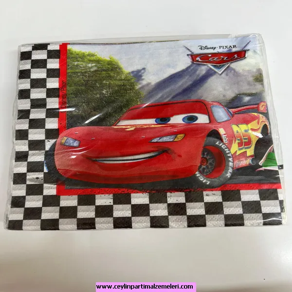 Cars Temalı Peçete